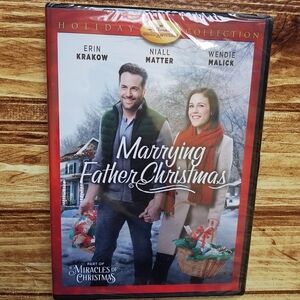 Hallmark Marrying Father Christmas DVD Holiday Erin Krakow Niall Matter